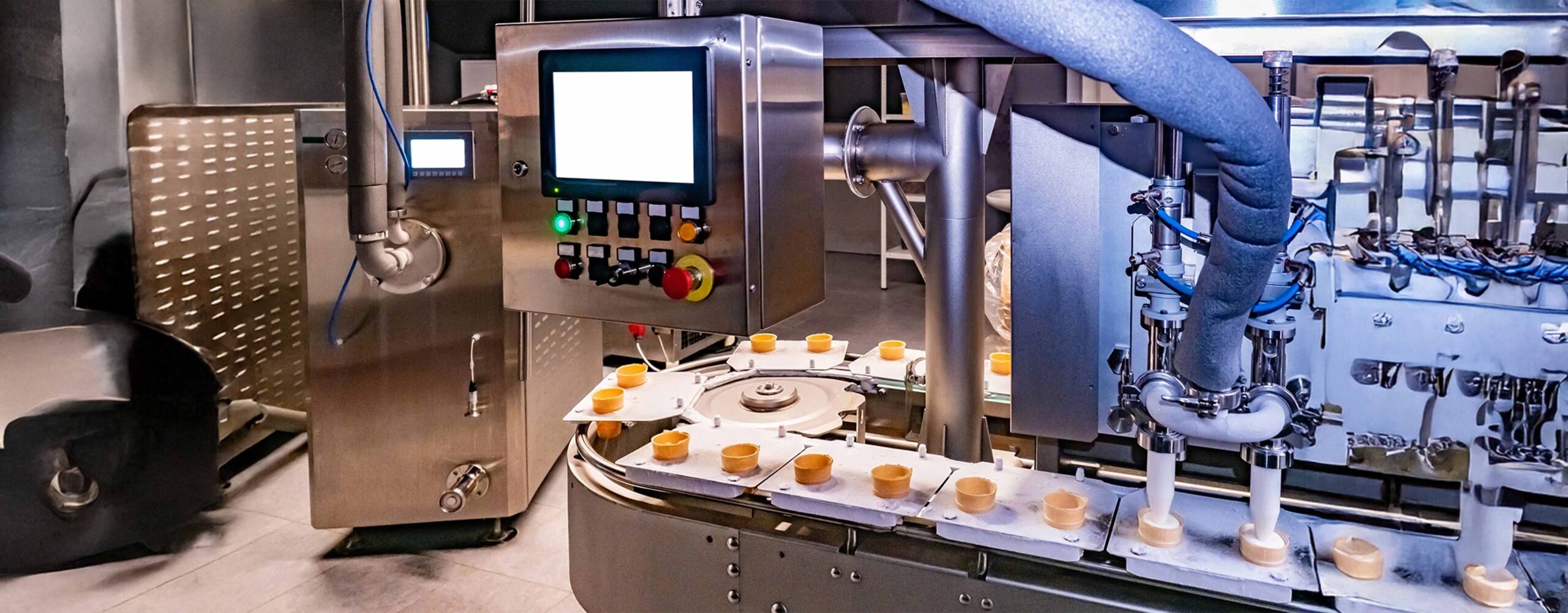 Advanced Robotic Arms on Modern Production Line